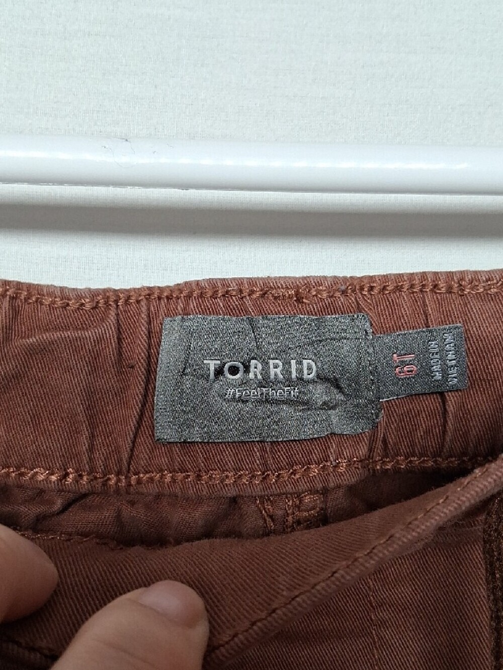 torrid Rust-Brown Cargo Pants - Picture 3 of 10